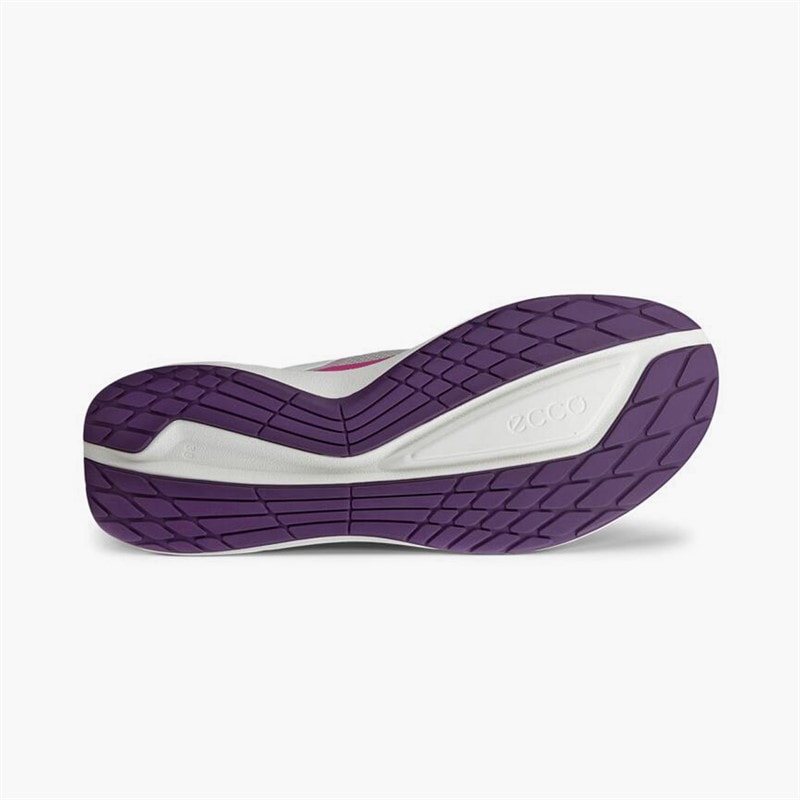 ECCO Dame Biom 2.2 Breathru Speedlace Træningssko Hvid/Lavender Mist/Beetroot - Billede 5