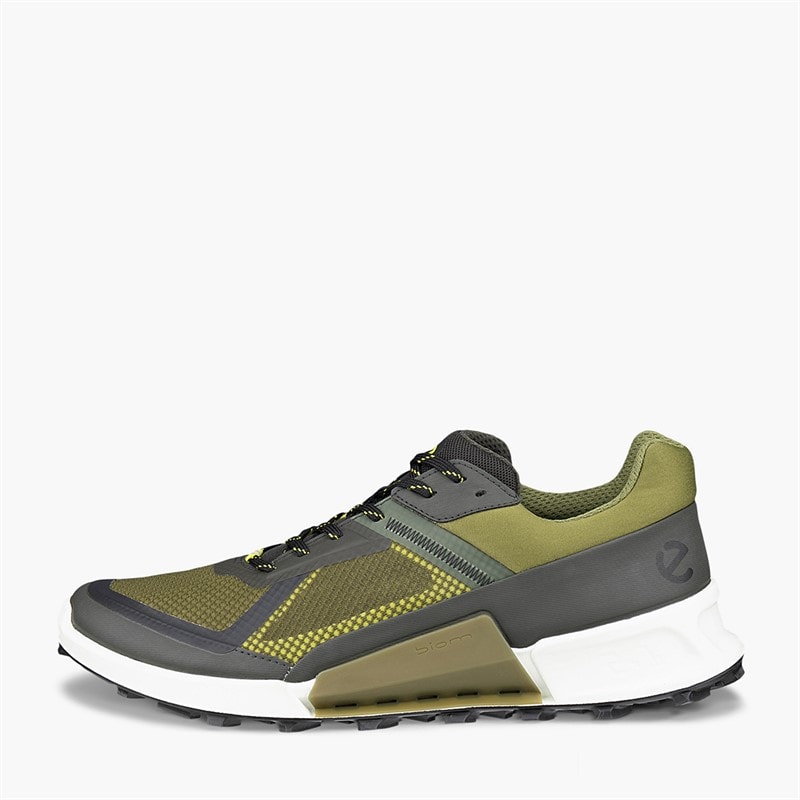 ECCO Herre Biom 2.1 X Country Trail Løbesko Peat/Acorn/Lime Punch