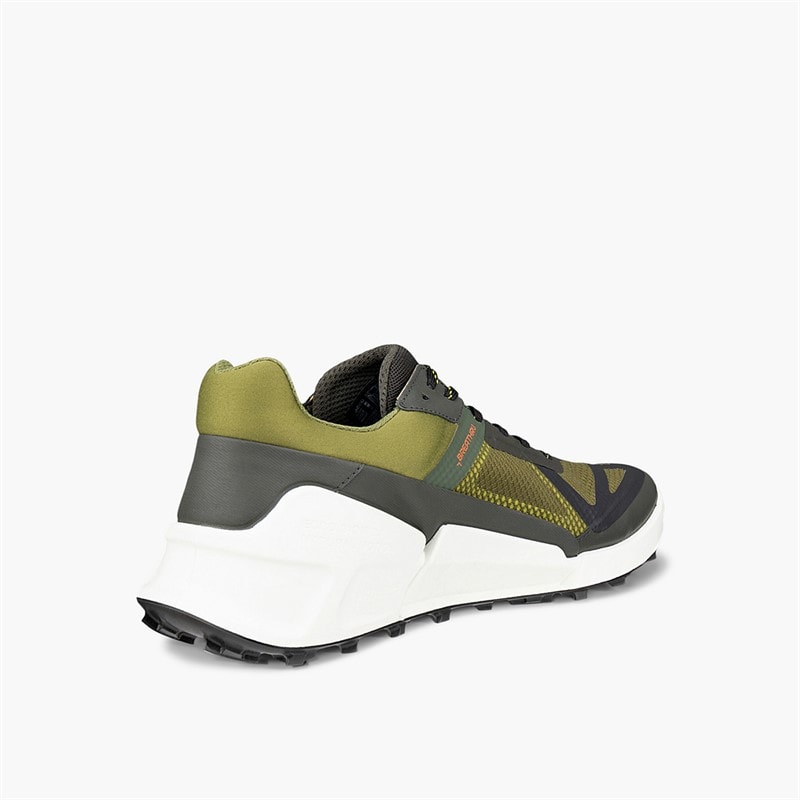 ECCO Herre Biom 2.1 X Country Trail Løbesko Peat/Acorn/Lime Punch - Billede 3