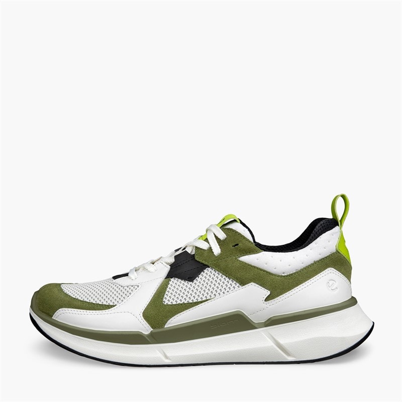 ECCO Herre Biom 2.2 Løbesko Acorn/Hvid/Shadow White - Billede 1
