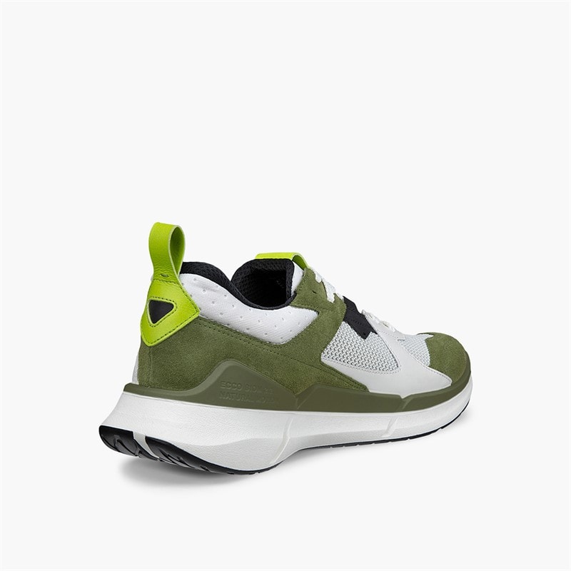 ECCO Herre Biom 2.2 Løbesko Acorn/Hvid/Shadow White - Billede 3