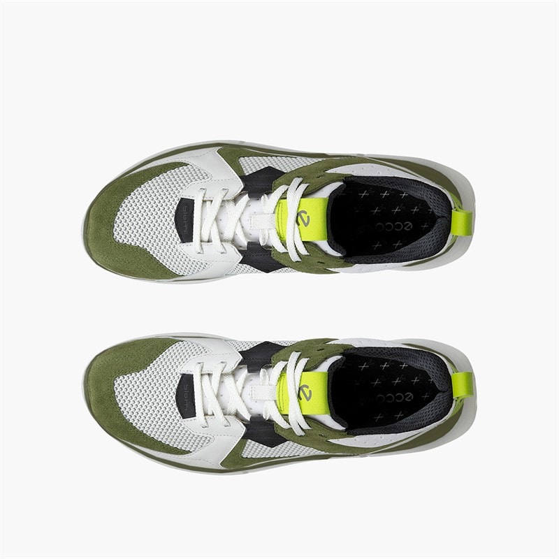 ECCO Herre Biom 2.2 Løbesko Acorn/Hvid/Shadow White - Billede 4