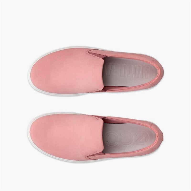 ECCO Dame blød 60 slip on sneakers Old Rose - Billede 4
