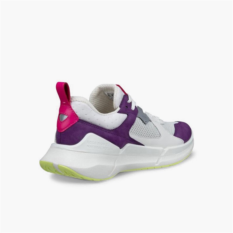 ECCO Dame Biom 2.2 Træningssko Imperial Purple/Hvid/Shadow White - Billede 3