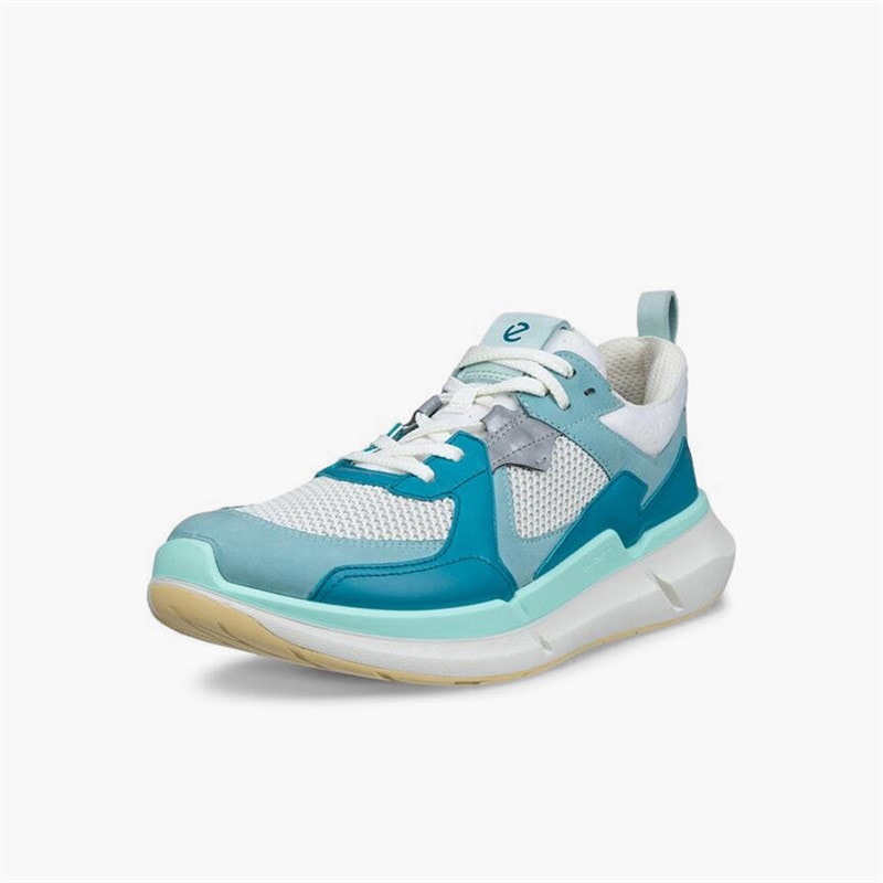 ECCO Dame Biom 2.2 Træningssko Aquatic/Pagoda Blue/Shadow White - Billede 2