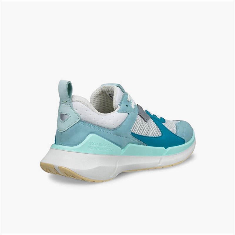 ECCO Dame Biom 2.2 Træningssko Aquatic/Pagoda Blue/Shadow White - Billede 3