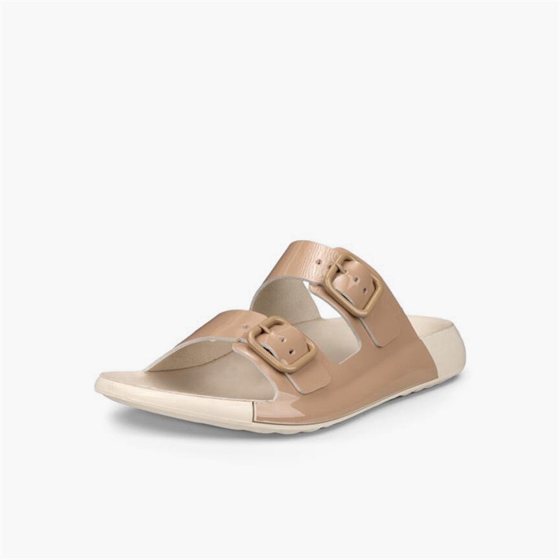 ECCO Dame Cozmo Dobbelt Rem Sandaler Nude - Billede 2