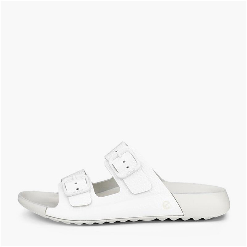 ECCO Dame Cozmo Dobbelt Rem Sandaler Bright White - Billede 1