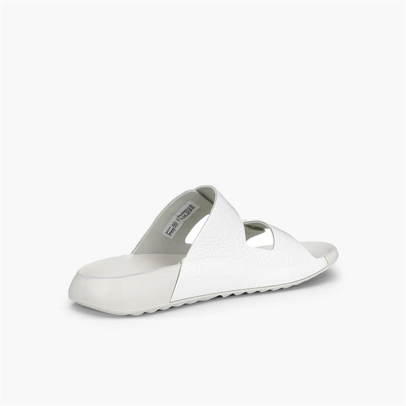 ECCO Dame Cozmo Dobbelt Rem Sandaler Bright White - Billede 3