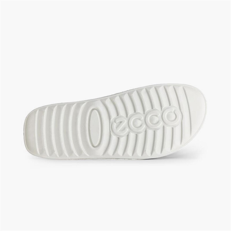 ECCO Dame Cozmo Dobbelt Rem Sandaler Bright White - Billede 5