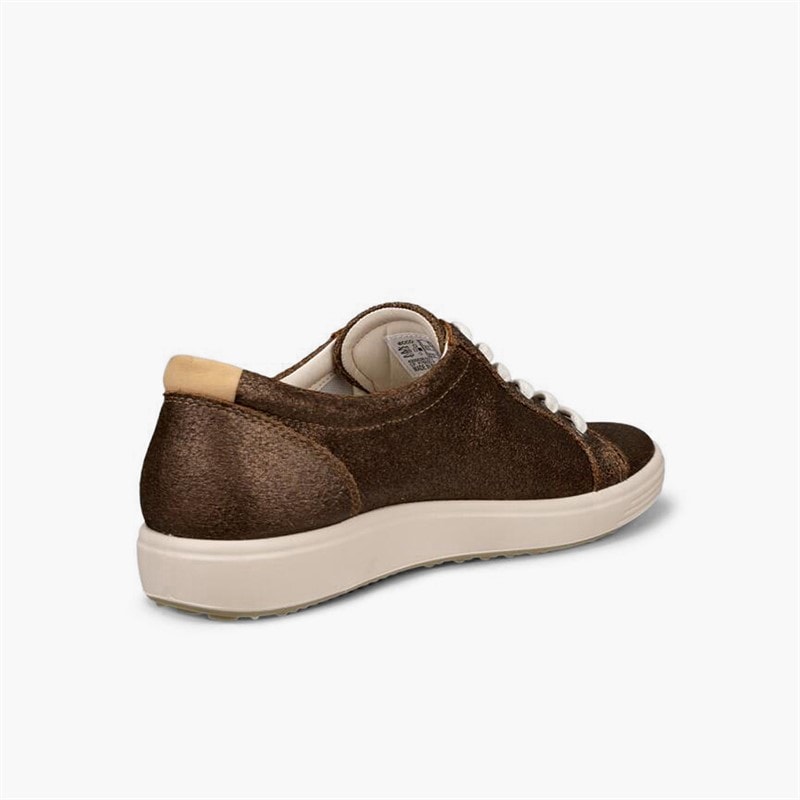 ECCO Dame bløde VII nubuck træningssko Bronze Antique - Billede 3