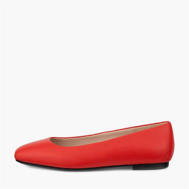 ECCO Dame Margot Ballerina Pumps Scarlet - Billede 1