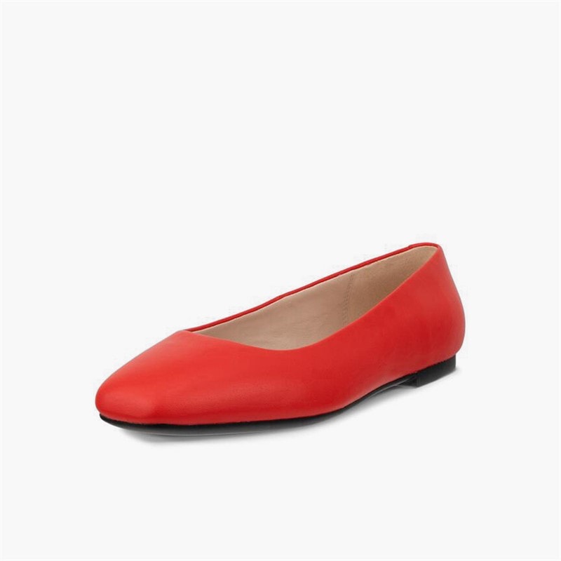 ECCO Dame Margot Ballerina Pumps Scarlet - Billede 2