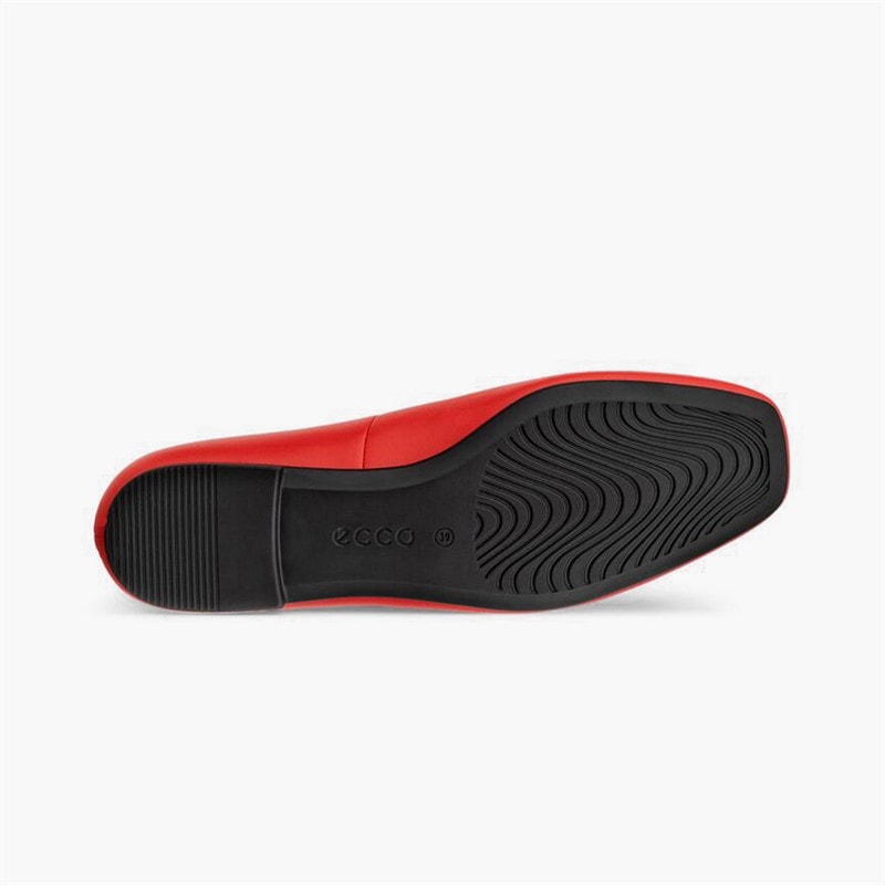 ECCO Dame Margot Ballerina Pumps Scarlet - Billede 5