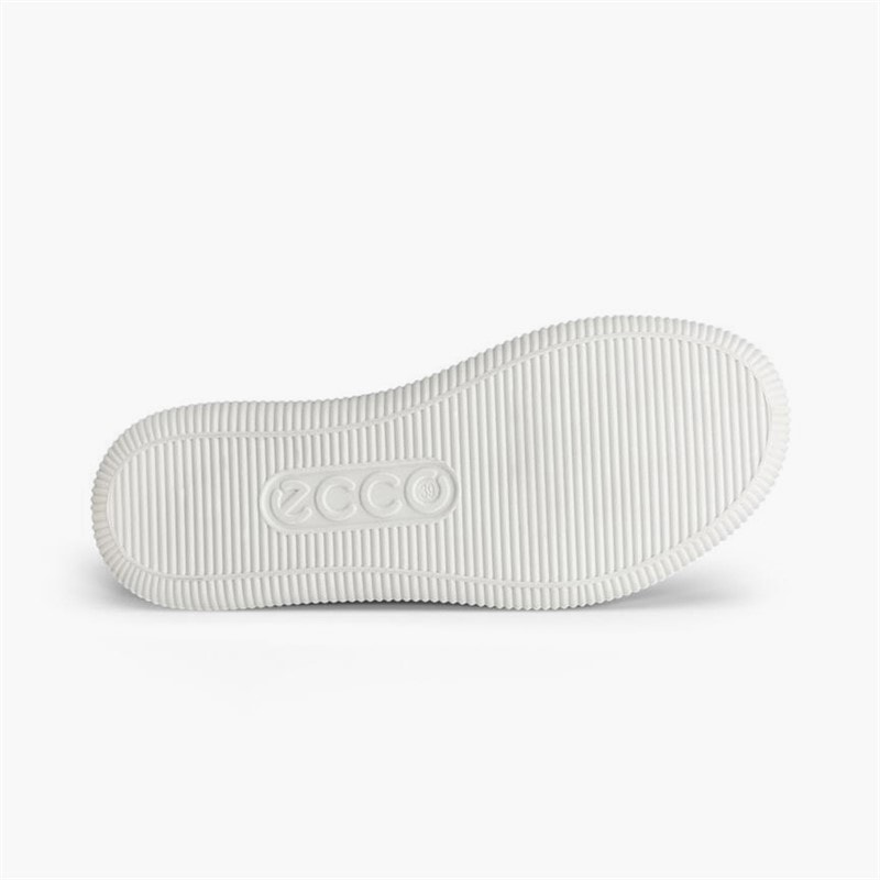 ECCO Dame blød nul læder sneakers Rose Dust - Billede 5