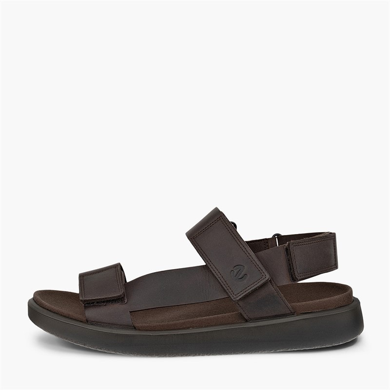 ECCO Herre Flowt Ankelrem Sandaler Coffee - Billede 1