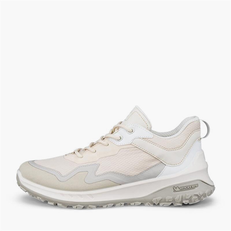 ECCO Dame ULT TRN Nubuck Vandtætte Vandresko Gravel/Limestone/Shadow White