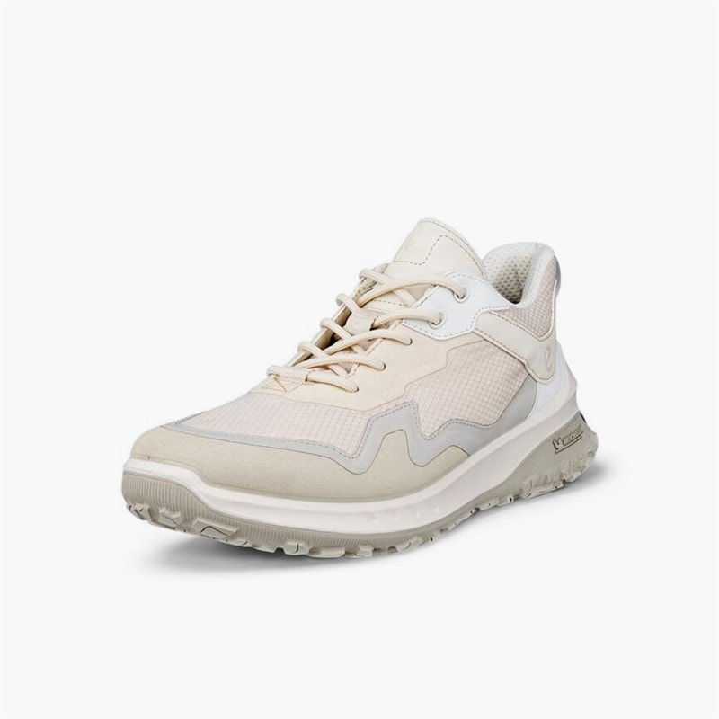 ECCO Dame ULT TRN Nubuck Vandtætte Vandresko Gravel/Limestone/Shadow White - Billede 2