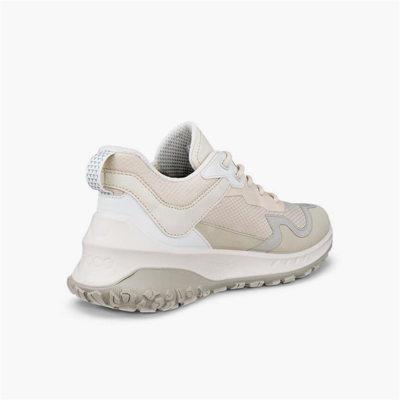 ECCO Dame ULT TRN Nubuck Vandtætte Vandresko Gravel/Limestone/Shadow White - Billede 3