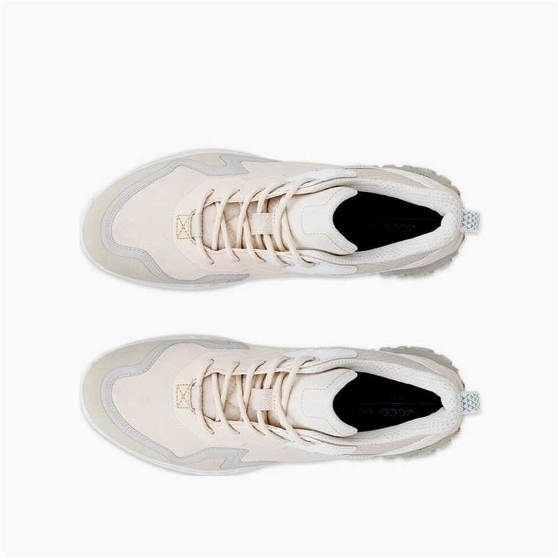 ECCO Dame ULT TRN Nubuck Vandtætte Vandresko Gravel/Limestone/Shadow White - Billede 4
