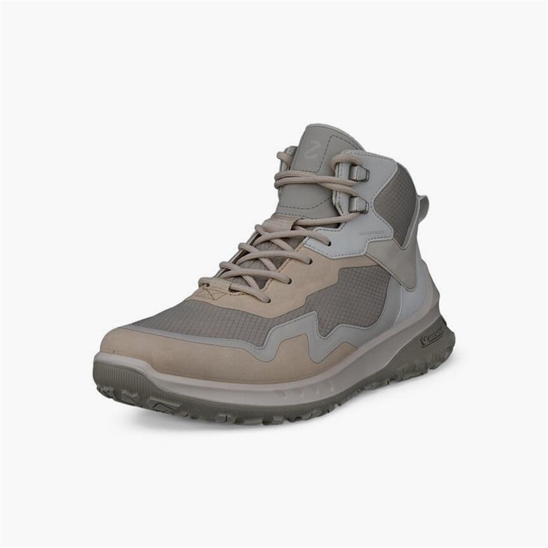 ECCO Kvinder ULT TRN Nubuck Vandtætte Mellem Vandrestøvler Limestone/Gravel/Shadow White - Billede 2