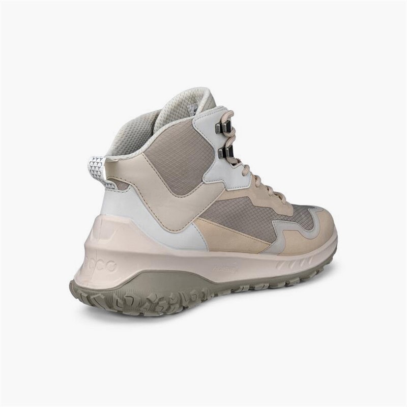 ECCO Kvinder ULT TRN Nubuck Vandtætte Mellem Vandrestøvler Limestone/Gravel/Shadow White - Billede 3