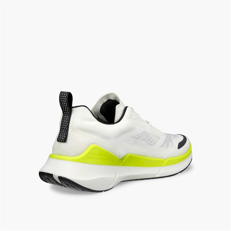 ECCO Herre Biom 2.2 Breathru Træningssko Hvid/Lime Punch - Billede 3