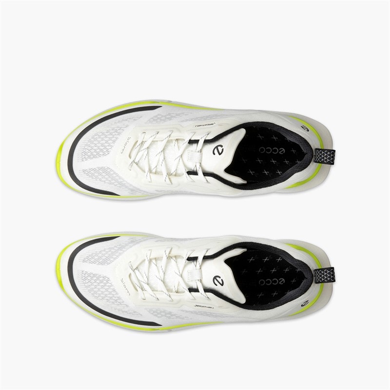 ECCO Herre Biom 2.2 Breathru Træningssko Hvid/Lime Punch - Billede 4