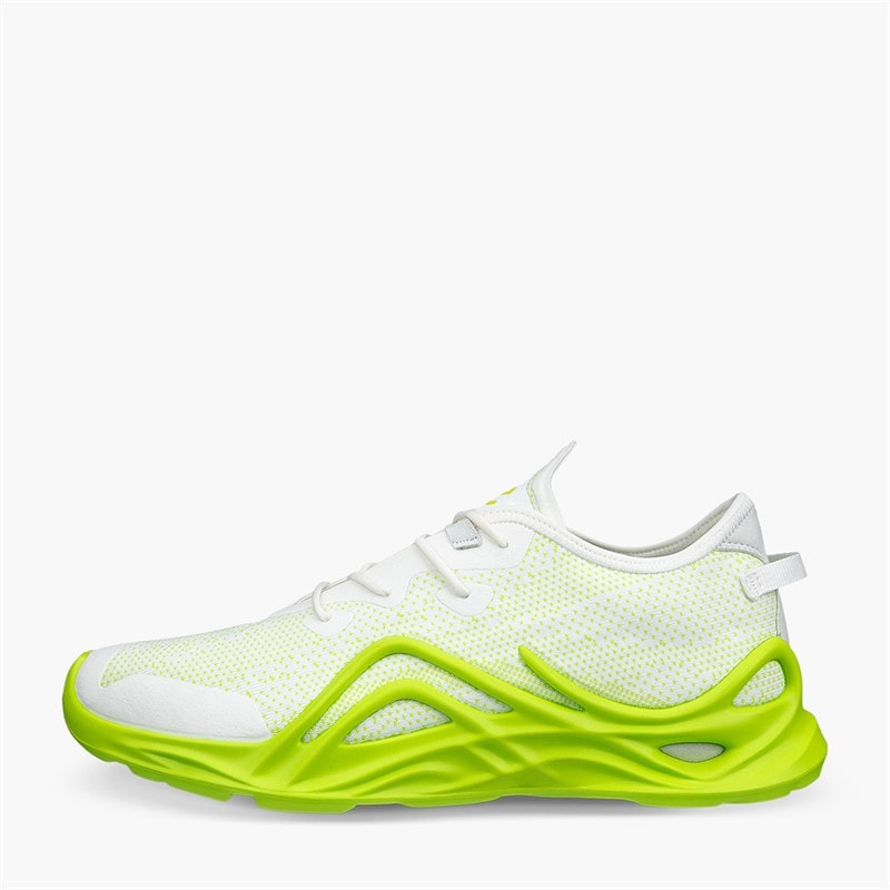 ECCO Herre Biom Infinite Træningssko Bright White/Lime Punch - Billede 1