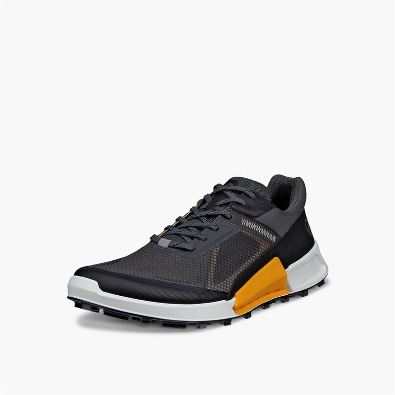 ECCO Herre Biom 2.1 X Country Trail Løbesko Sort/Magnet/Sunrise - Billede 2