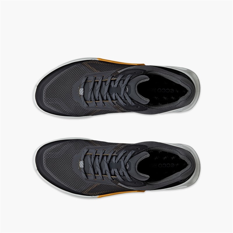 ECCO Herre Biom 2.1 X Country Trail Løbesko Sort/Magnet/Sunrise - Billede 4