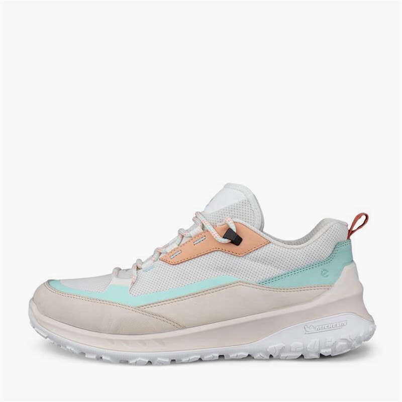 ECCO Dame ULT TRN Nubuck Vandtætte Vandresko Limestone/Bright White