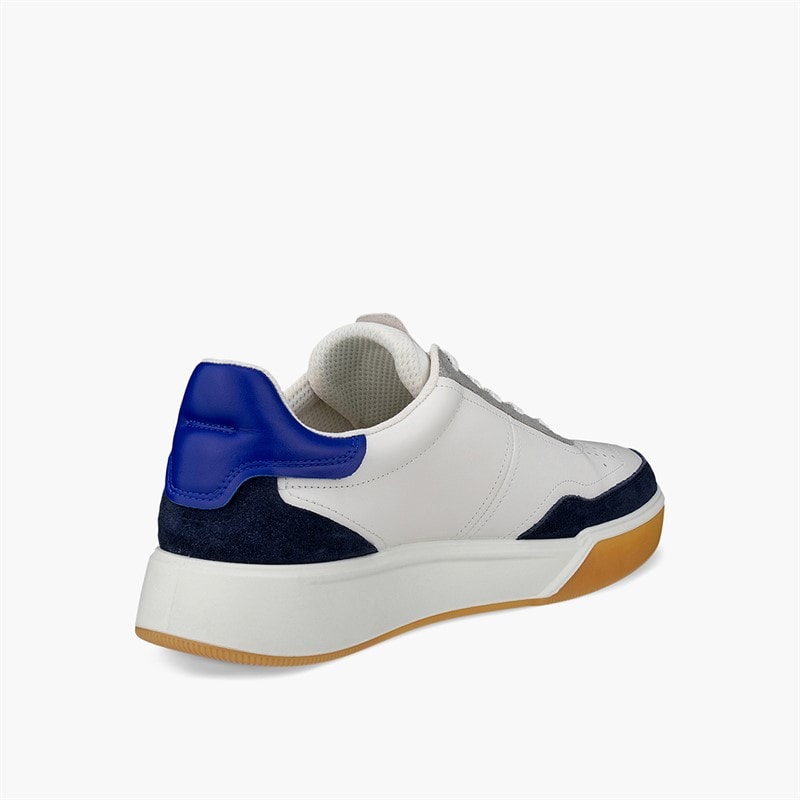 ECCO Herre Street Court Sneakers Marine/Hvid/Virtual - Billede 3