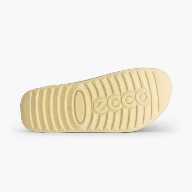 ECCO Dame Cozmo Læderrem Sandaler Straw - Billede 5