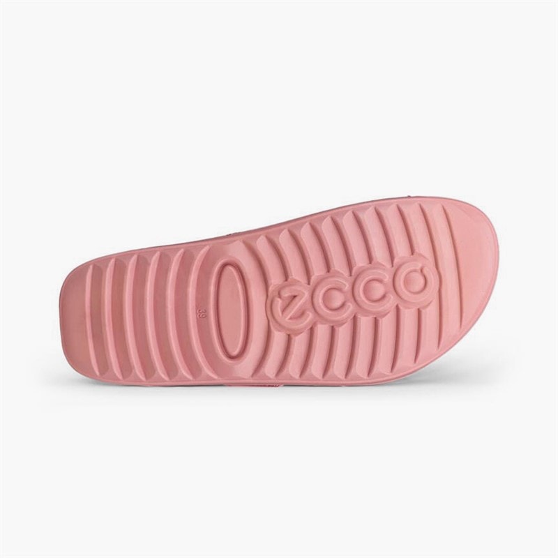 ECCO Dame Cozmo Læder Dobbelt Rem Sandaler Old Rose - Billede 5