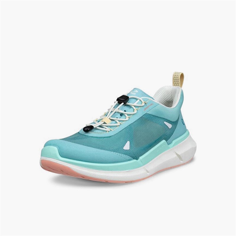 ECCO Dame Biom 2.2 Breathru Speedlace Træningssko Aquatic/Pagoda Blue/Aquatic - Billede 2