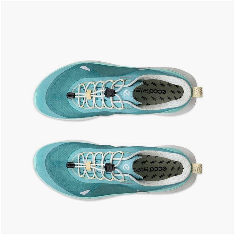 ECCO Dame Biom 2.2 Breathru Speedlace Træningssko Aquatic/Pagoda Blue/Aquatic - Billede 4
