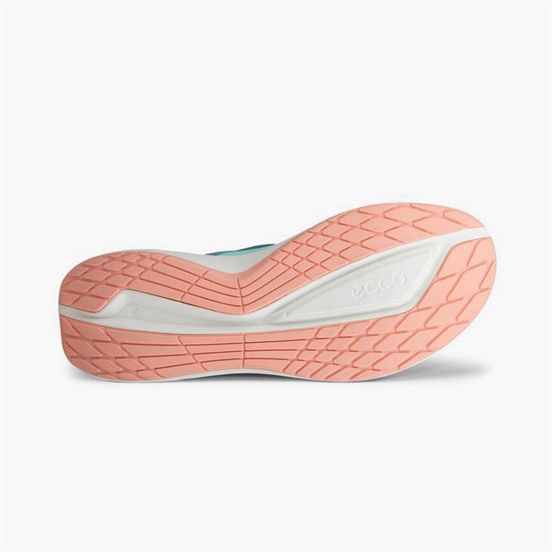 ECCO Dame Biom 2.2 Breathru Speedlace Træningssko Aquatic/Pagoda Blue/Aquatic - Billede 5