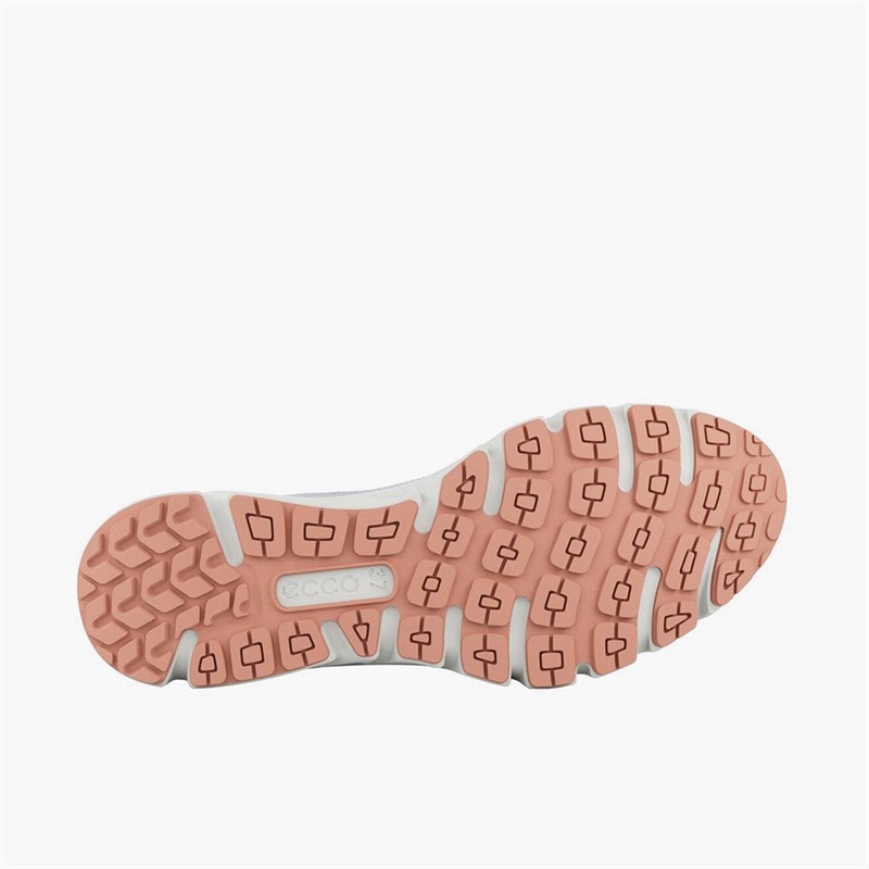 ECCO Dame Multi Vent Goretex Træningssko Air/Air/Dusty Peach - Billede 4
