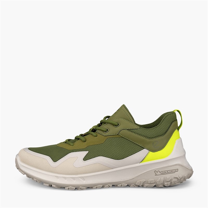 ECCO Herre ULT TRN Udendørs Træningssko Gravel/Acorn/Lime Punch