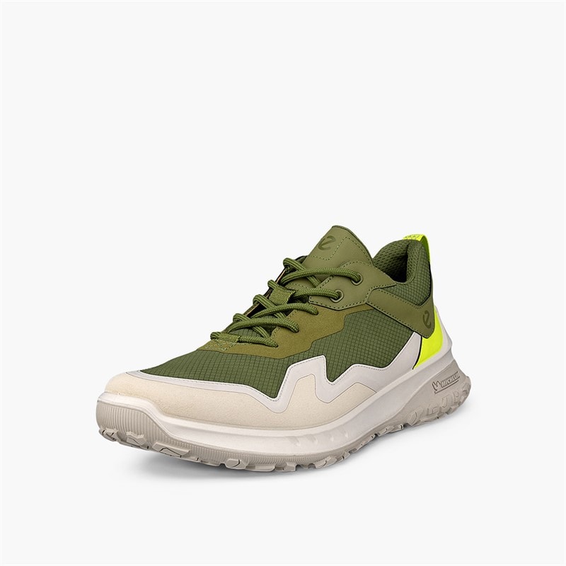ECCO Herre ULT TRN Udendørs Træningssko Gravel/Acorn/Lime Punch - Billede 2