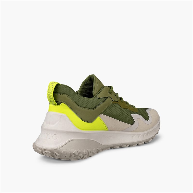 ECCO Herre ULT TRN Udendørs Træningssko Gravel/Acorn/Lime Punch - Billede 3