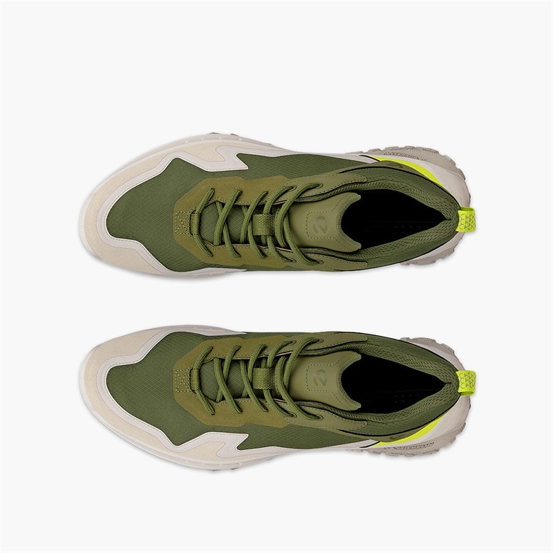 ECCO Herre ULT TRN Udendørs Træningssko Gravel/Acorn/Lime Punch - Billede 4