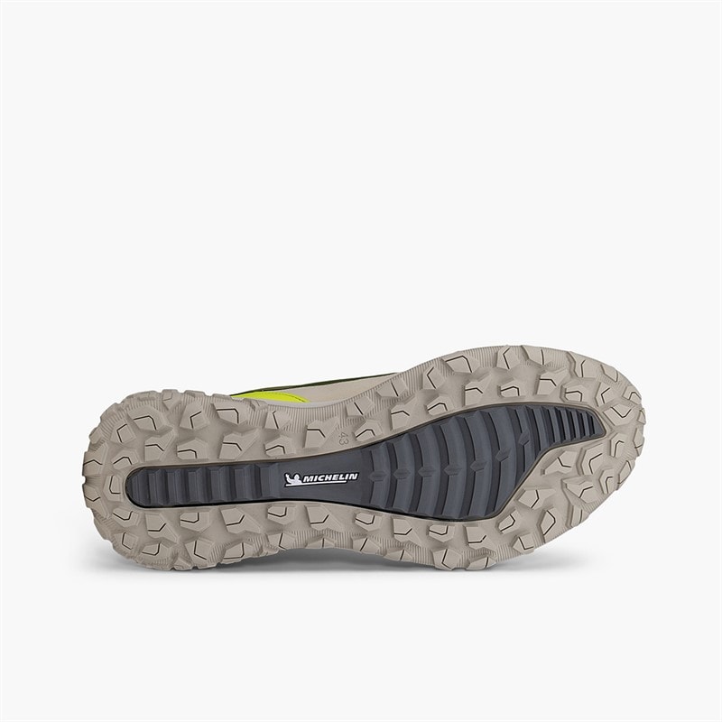 ECCO Herre ULT TRN Udendørs Træningssko Gravel/Acorn/Lime Punch - Billede 5