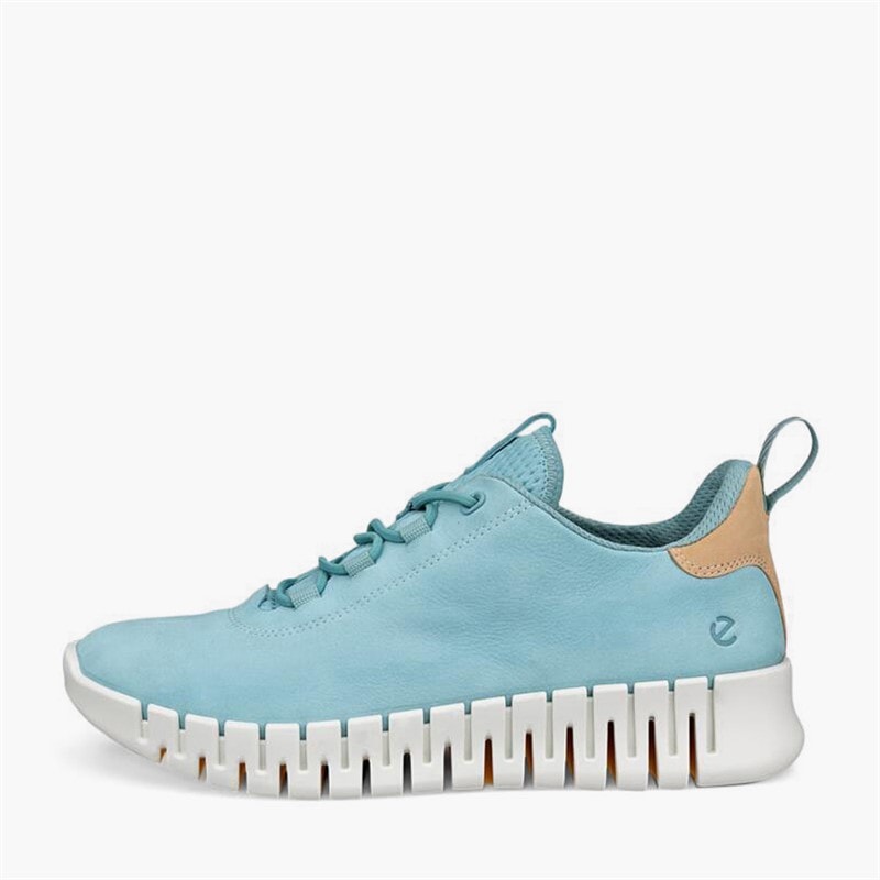 ECCO Dame Gruuv Træningssko Aquatic/Powder - Billede 1