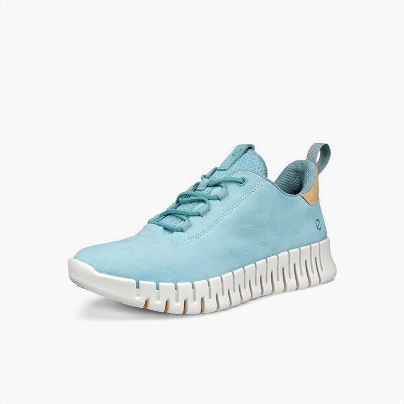 ECCO Dame Gruuv Træningssko Aquatic/Powder - Billede 2