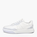 ECCO Dame sneakers læder street court Air/Hvid