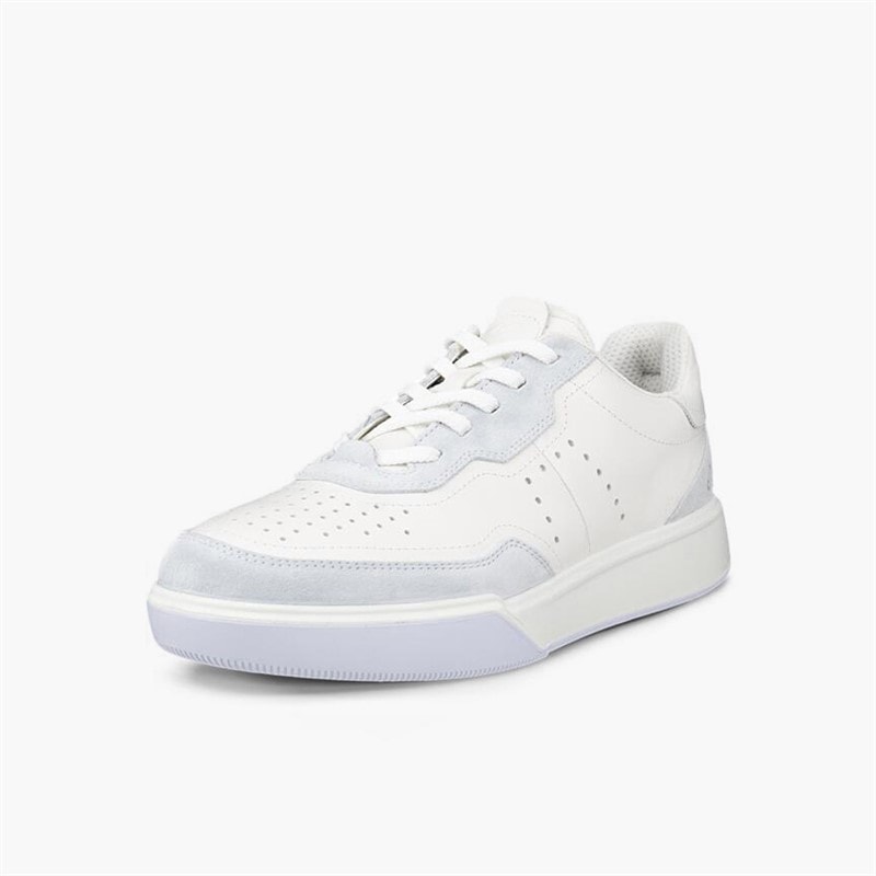 ECCO Dame sneakers læder street court Air/Hvid - Billede 2