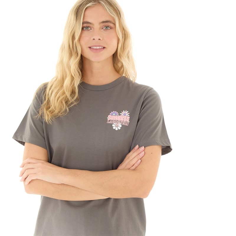 Lagooners Dame Festival T-shirts Grå - Billede 2
