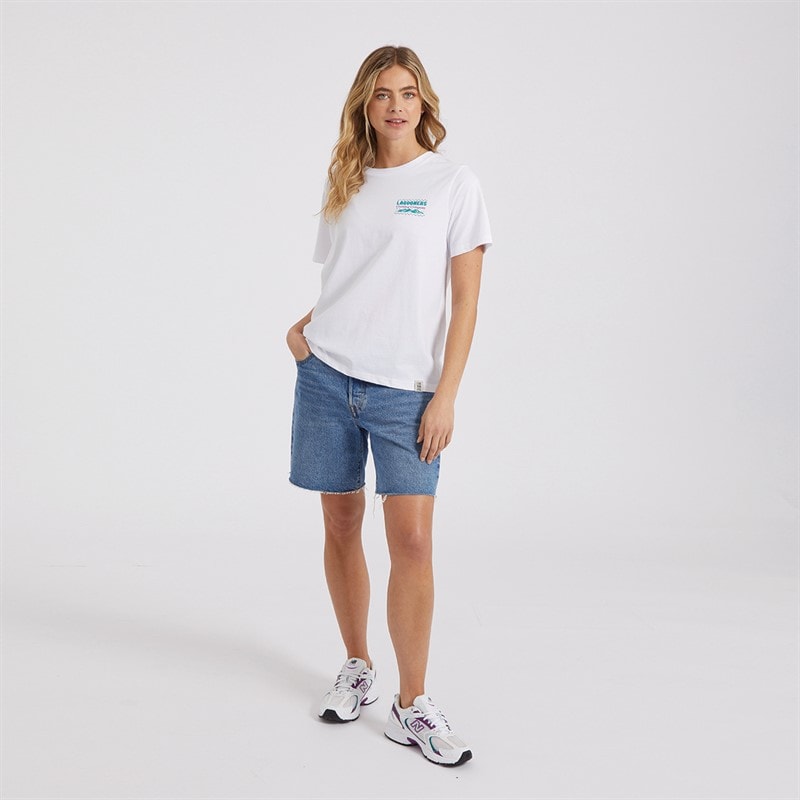 Lagooners Dame Wilderness T-shirts Hvid - Billede 4